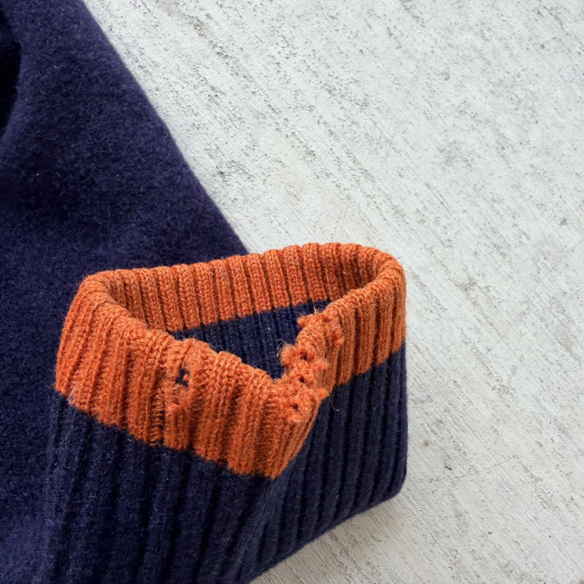 Kappa Vintage Robe Di Kappa Wool Sweater Zip Up Large Slim 80s Size US L / EU 52-54 / 3 - 7 Thumbnail