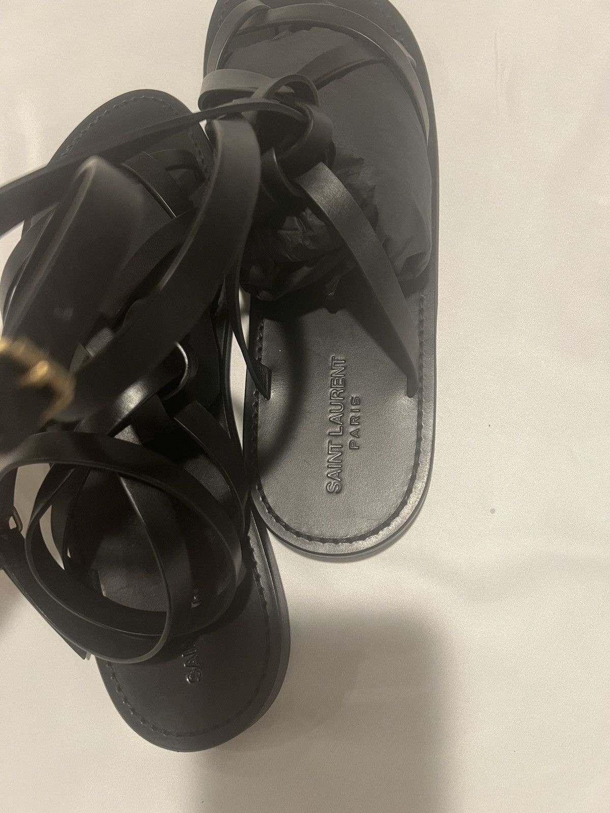 Saint Laurent Paris Saint Laurent men’s sandals . 45/12. $1290 Size US 12 / EU 45 - 2 Thumbnail