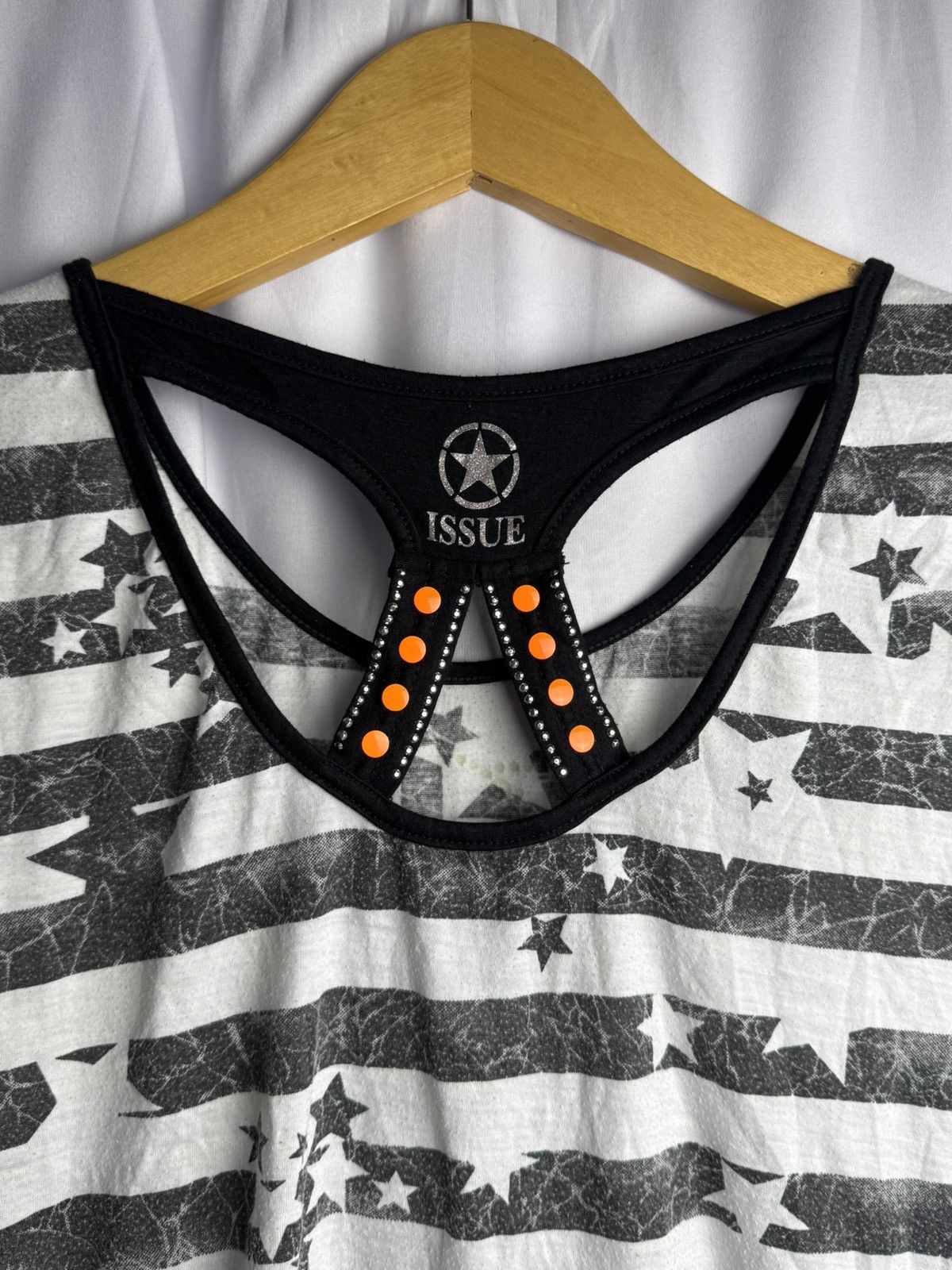 If Six Was Nine × Japanese Brand × Le Grande Bleu (L.G.B.) Gothic Issue Japanese Sleeveless Stripe Stars Size US M / EU 48-50 / 2 - 6 Thumbnail