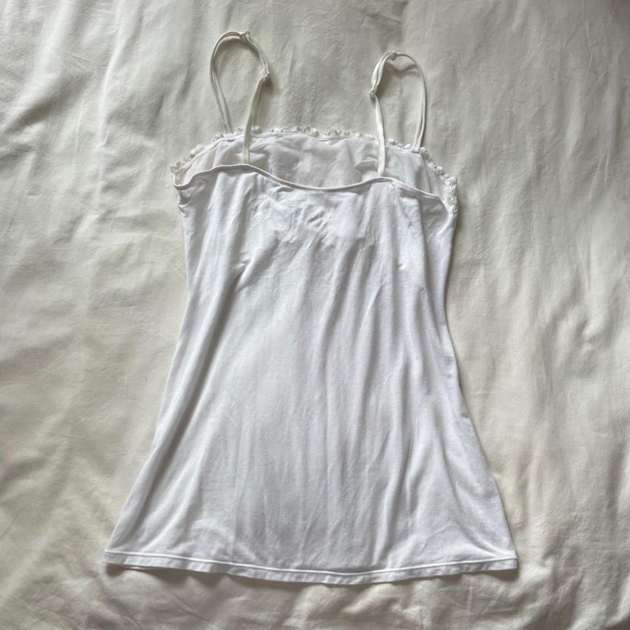 Other 2000s white lacy stretch cami top Size M / US 6-8 / IT 42-44 - 6 Thumbnail