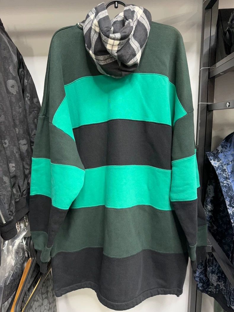 Balenciaga Balenciaga Patchwork plaid striped hoodie 2501-Nextarrow Size US S / EU 44-46 / 1 - 2 Thumbnail