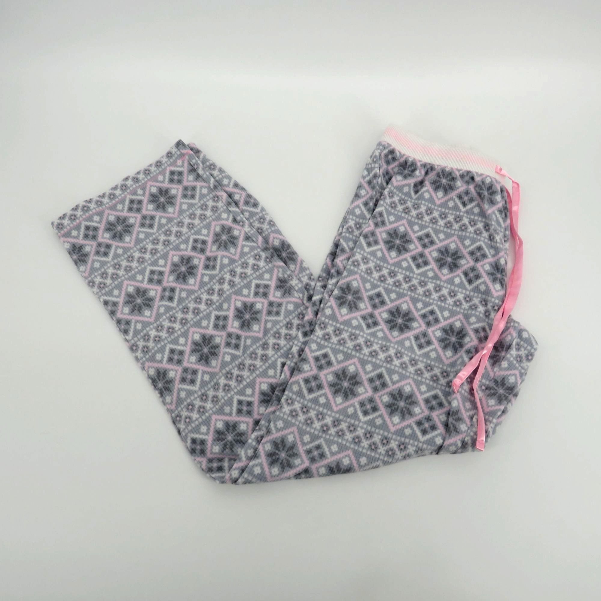 Other Carole Hochman Women's Small Pajama Set Long Sleeve Gray/Pin Size ONE SIZE - 5 Thumbnail