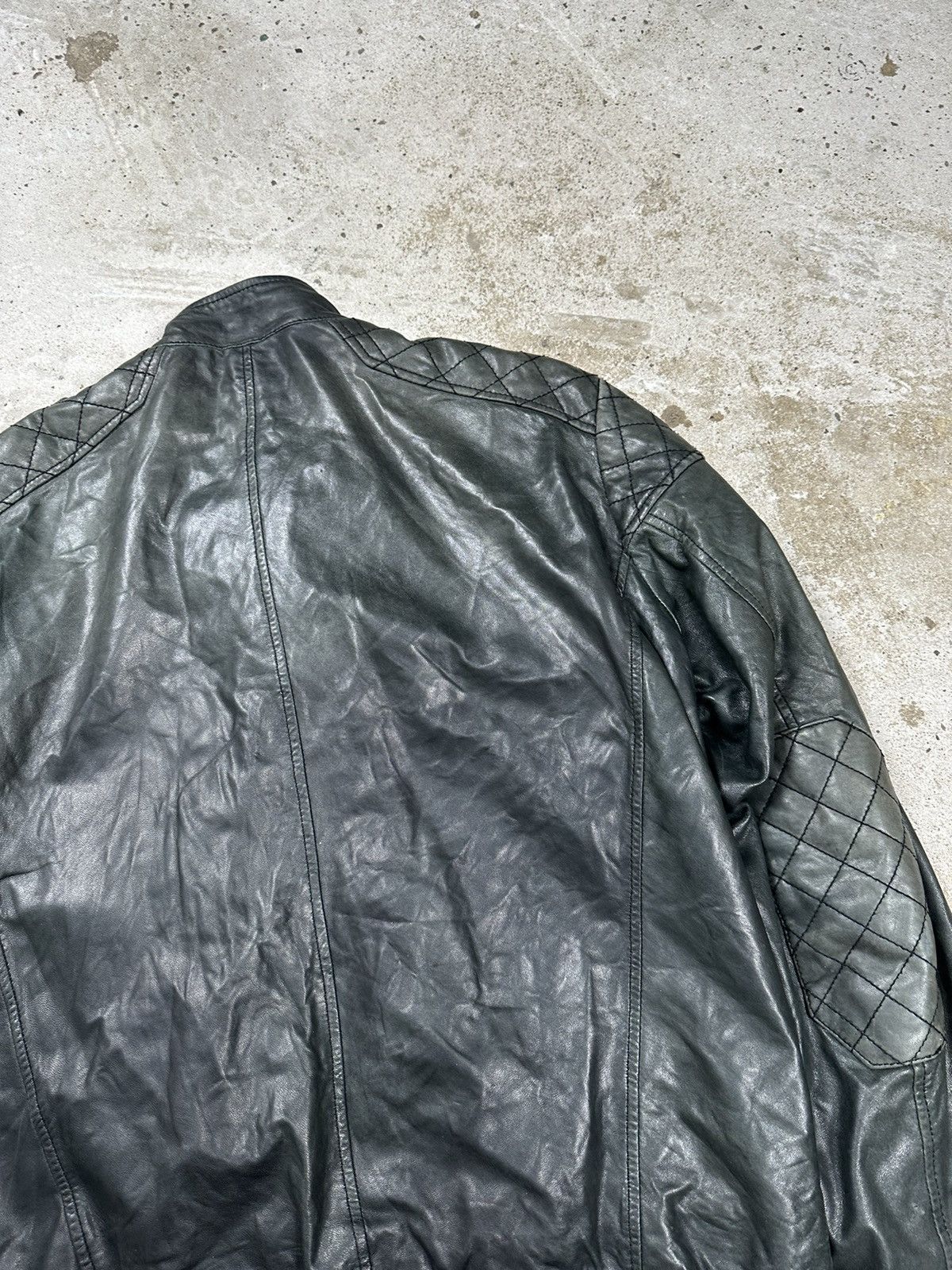 Genuine Leather × The Kooples The Kooples Khaki Biker Lamb Leather Jacket Size US L / EU 52-54 / 3 - 17 Thumbnail