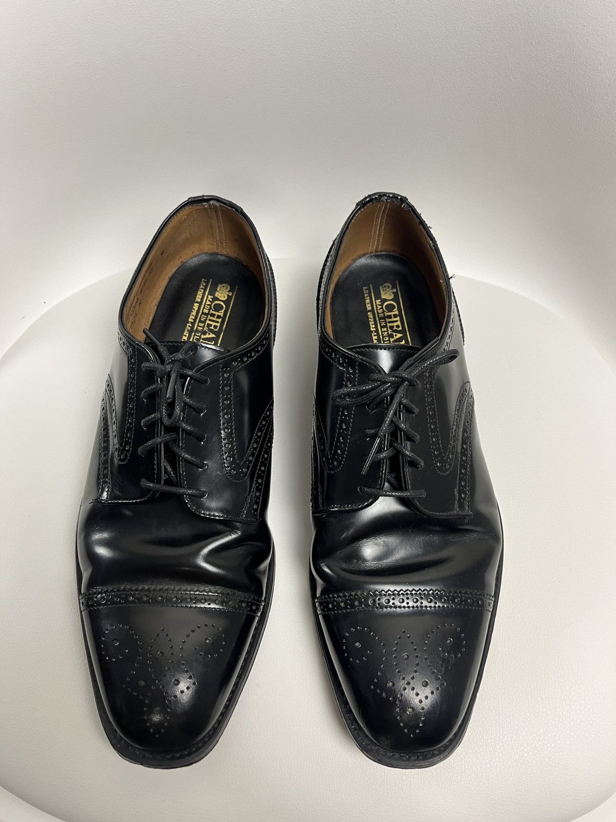 Cheaney Vintage Joseph Cheaney Oxford Brogue Shoes Calf Leather UK 9 Size US 9 / EU 42 - 11 Thumbnail