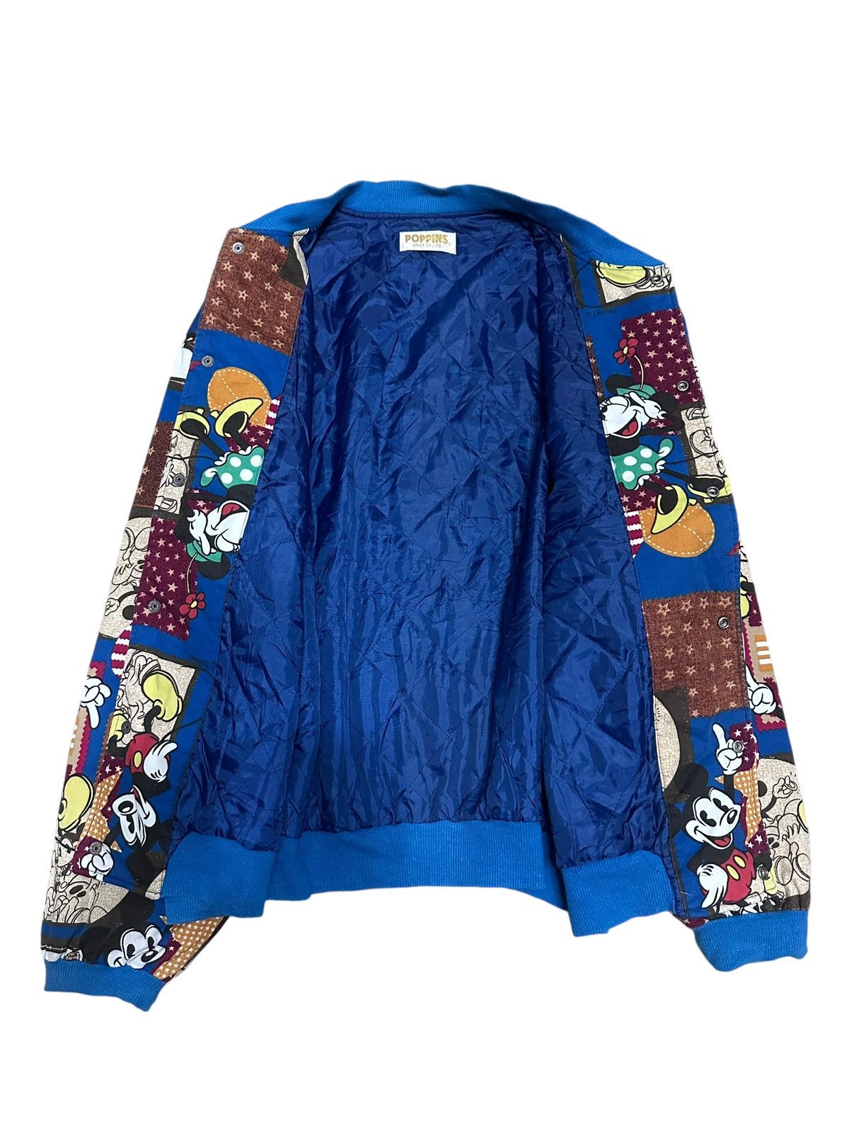 Disney × Vintage Vintage 80s Disney Mickey Full Print Varsity Jacket Size US L / EU 52-54 / 3 - 6 Thumbnail