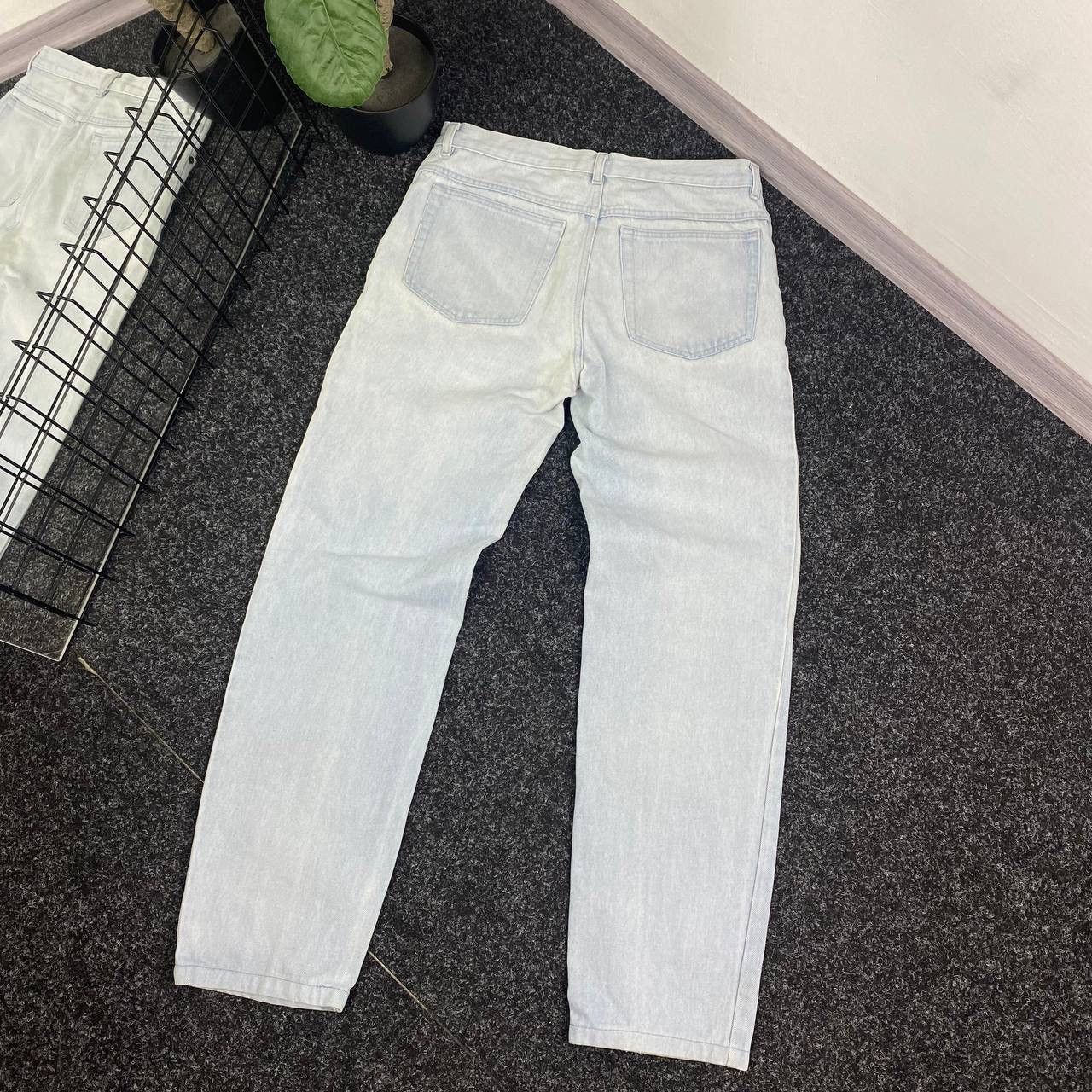 Hugo Boss × Vintage 80s Hugo Boss Vintage Denim Pants Baby Blue Baggy Size US 32 / EU 48 - 7 Thumbnail