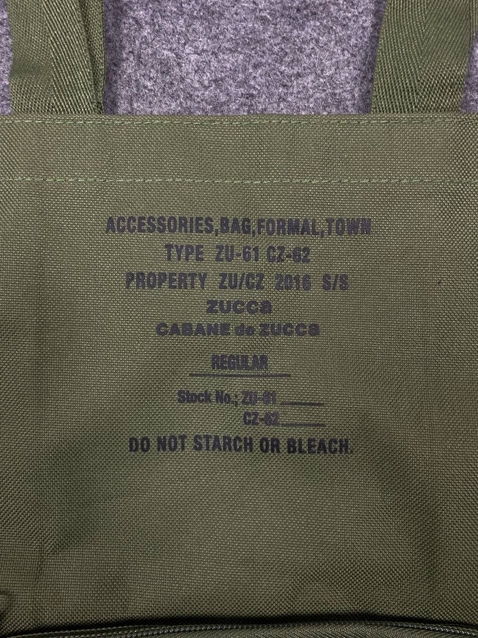CABANE de ZUCCa × Zucca cabane de zucca waterproof tote bag nice design Size ONE SIZE - 2 Thumbnail