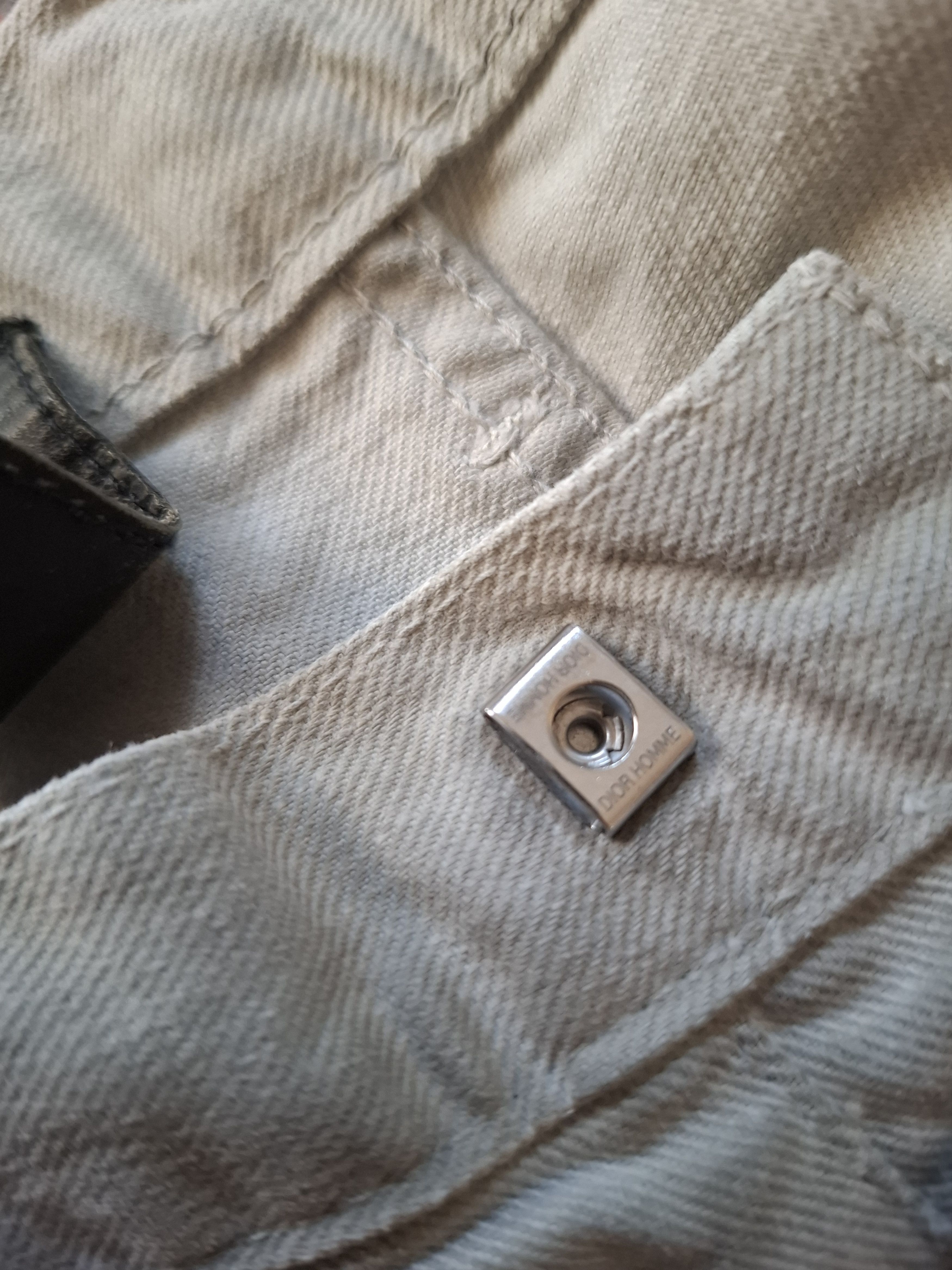 Dior Dior Homme SS08 "Dust" dirty white denim Size US 28 / EU 44 - 7 Thumbnail