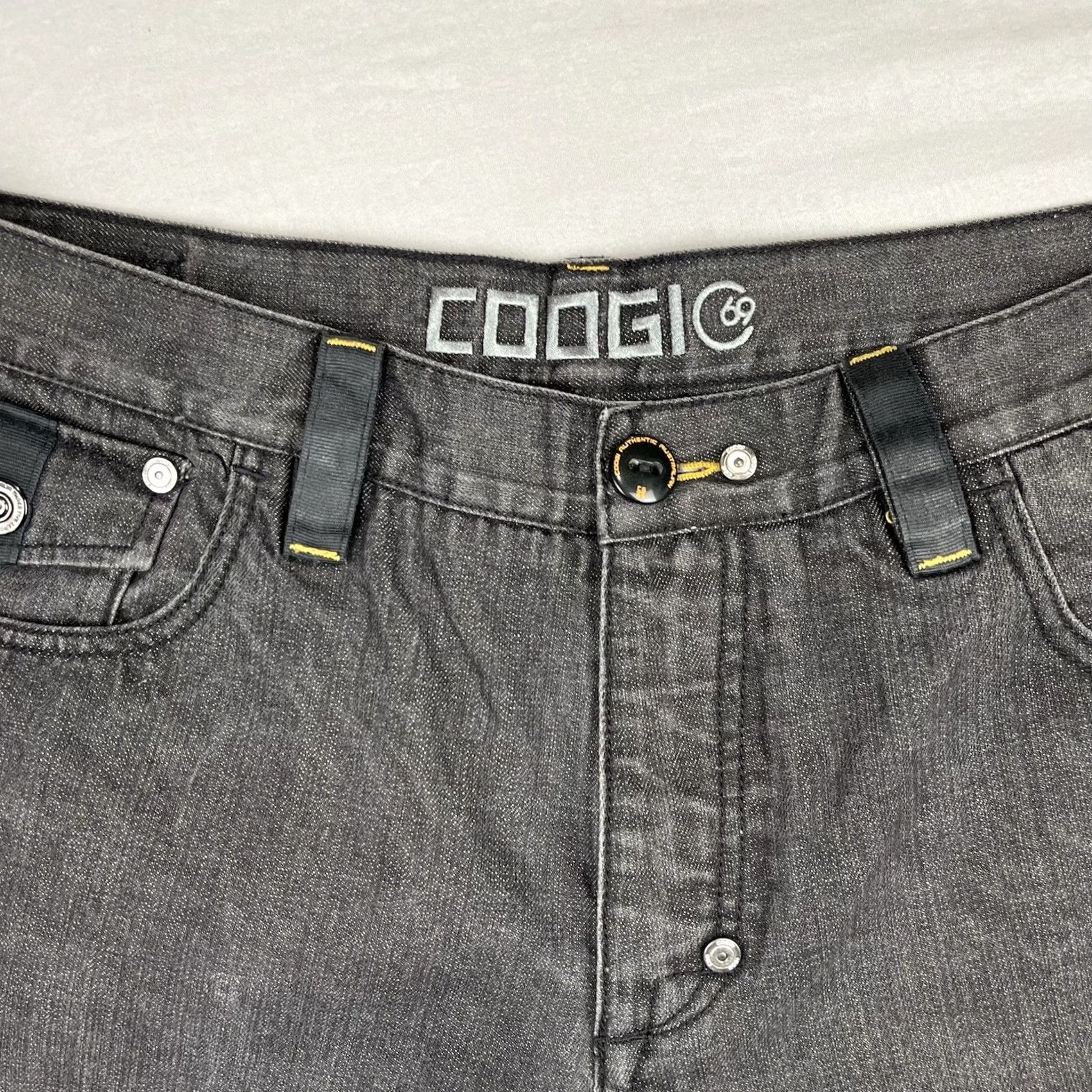 Coogi VINTAGE COOGI Jeans Mens 40x34 5-Pocket Denim Straight Baggy Hip Hop Streetwear Black 40x34 Mens Jeans Size US 40 / EU 56 - 6 Thumbnail