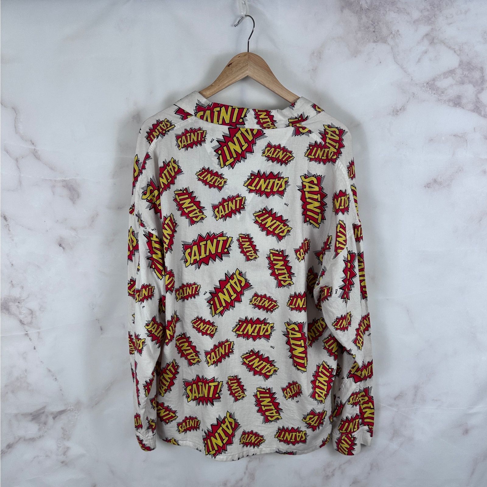 Saint Michael A/W22 POW Comic Button-Up Shirt Size US L / EU 52-54 / 3 - 8 Thumbnail