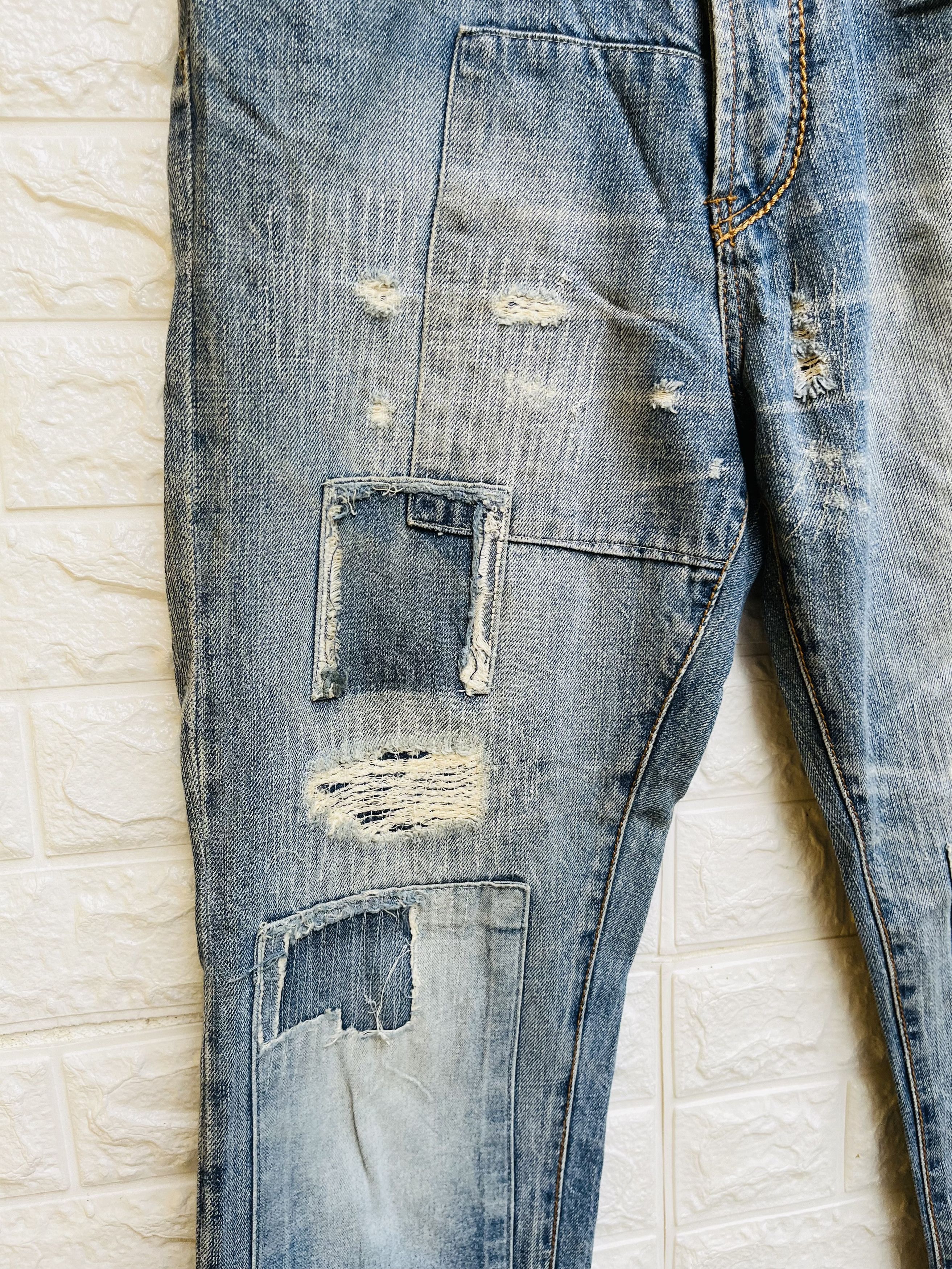 Japanese Brand × Vintage Vintage Nero Distressed Japanese Designer Fashion Style Size US 30 / EU 46 - 5 Thumbnail