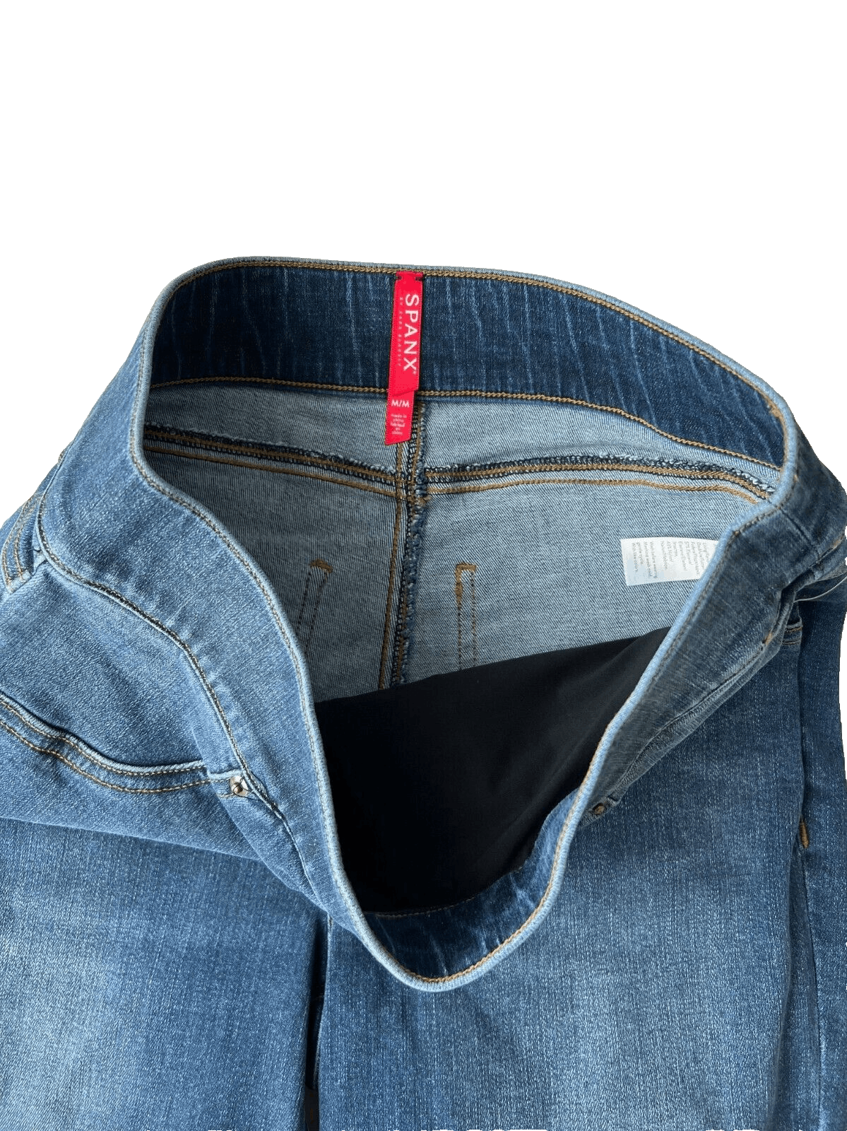Spanx Spanx 20203R Distress Denim Leggings Medium Wash ( XS ) Size 24" / US 00 / IT 34 - 2 Thumbnail