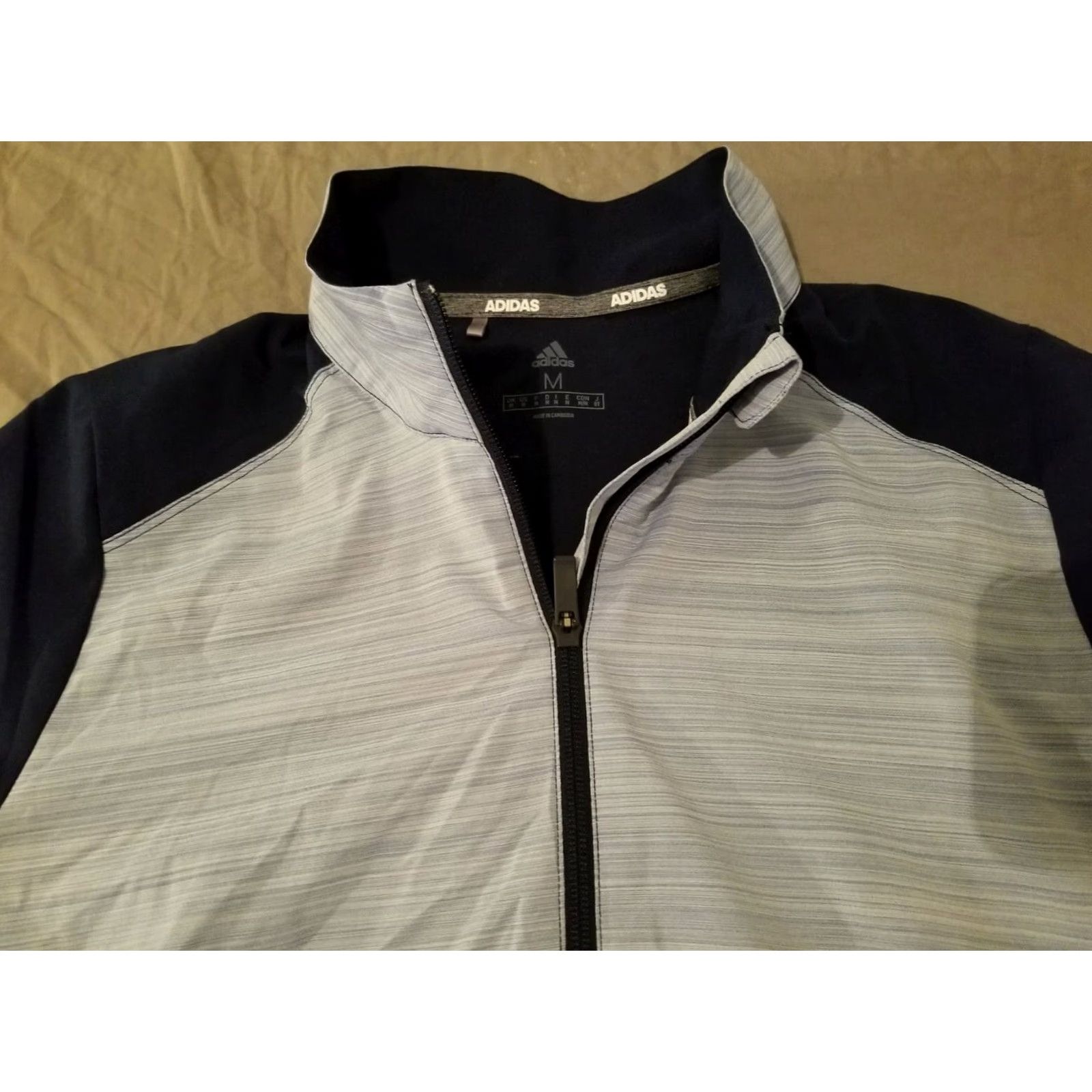 Adidas adidas Jacket Mens Athletic Medium Blue Shirt Coat? Size US M / EU 48-50 / 2 - 3 Thumbnail