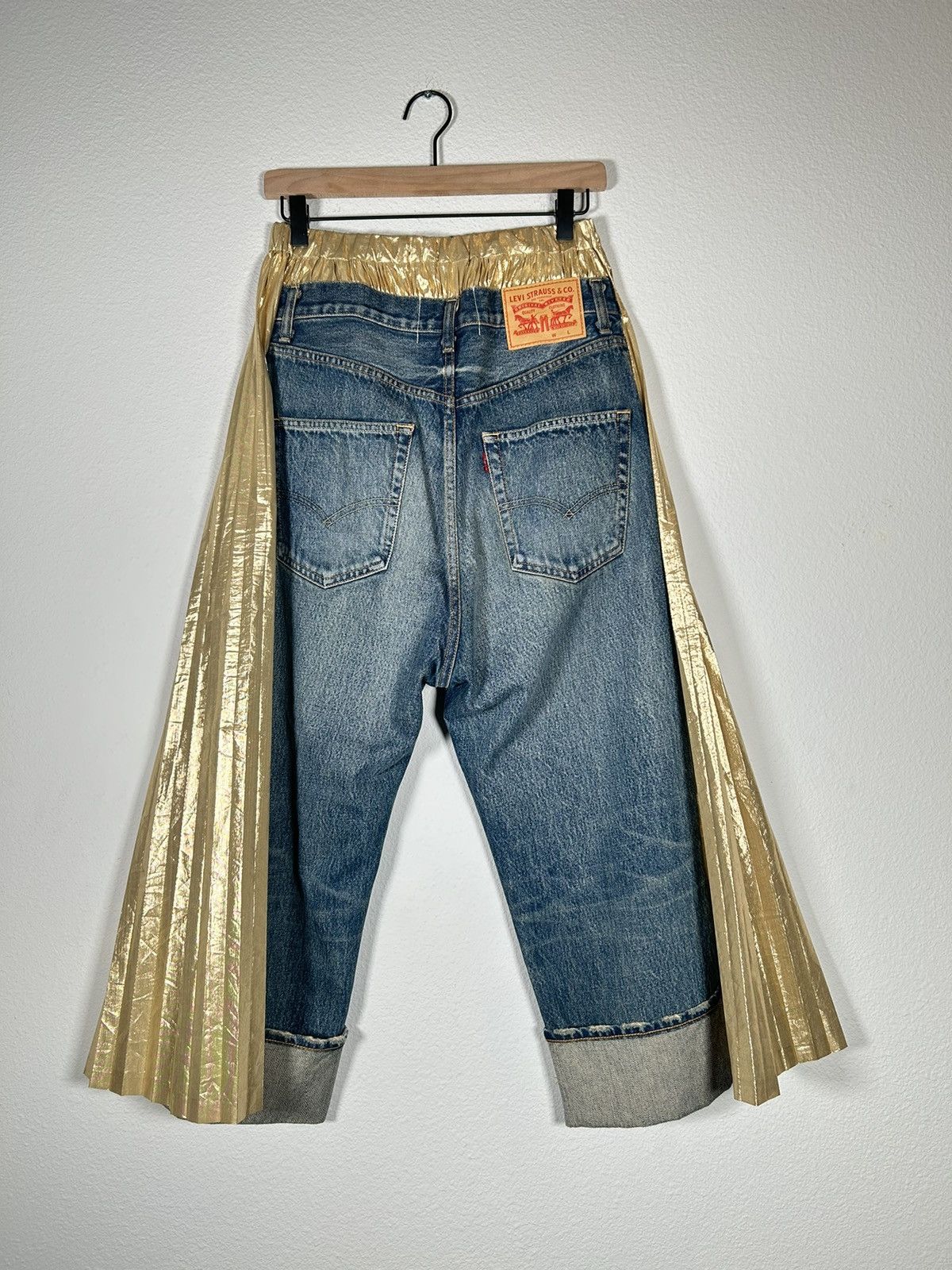 Junya Watanabe MSRP: $1.2k SS21 Pleated Reconstructed Pants Size US 30 / EU 46 - 2 Thumbnail
