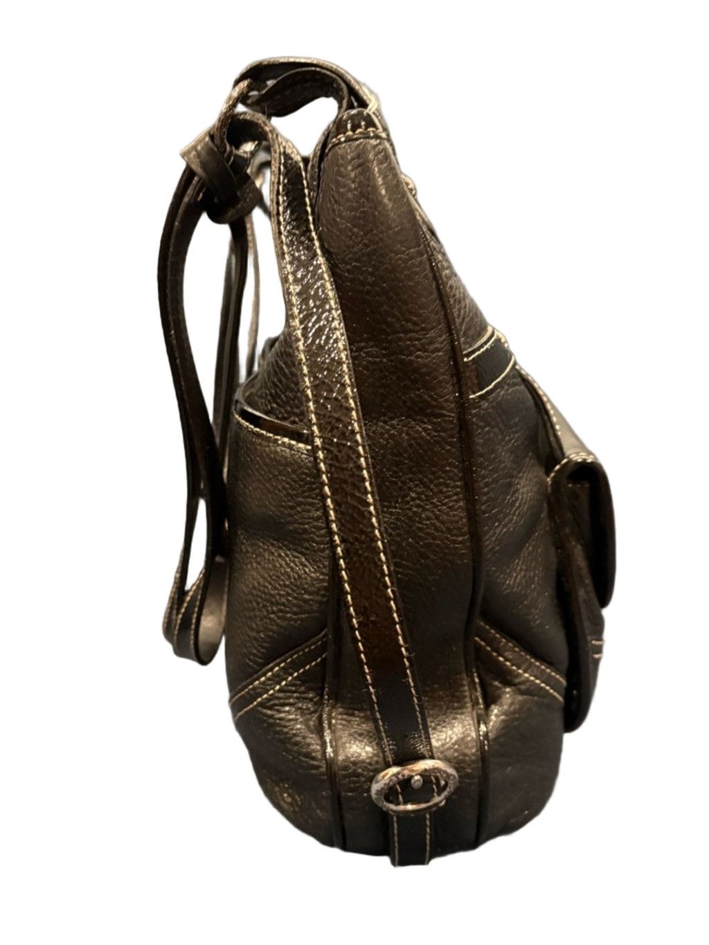 Brighton Brighton Black Leather Backpack Convertible Shoulder Bag Size ONE SIZE - 2 Thumbnail