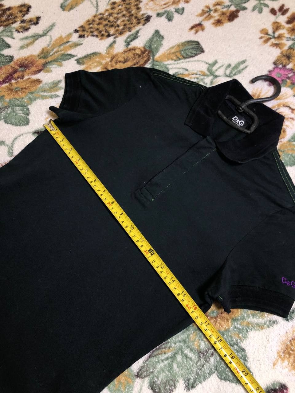 Dolce & Gabbana D&G Dolce & Gabbana Polo Shirt Dark Gray IT 54 Men’s Size US XS / EU 42 / 0 - 11 Thumbnail