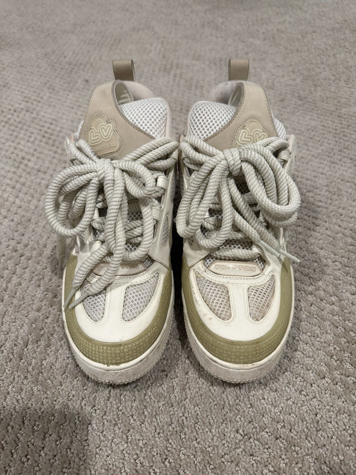 Louis Vuitton Louis Vuitton LV Skate Sneaker Beige Size US 9.5 / EU 42-43 - 4 Thumbnail