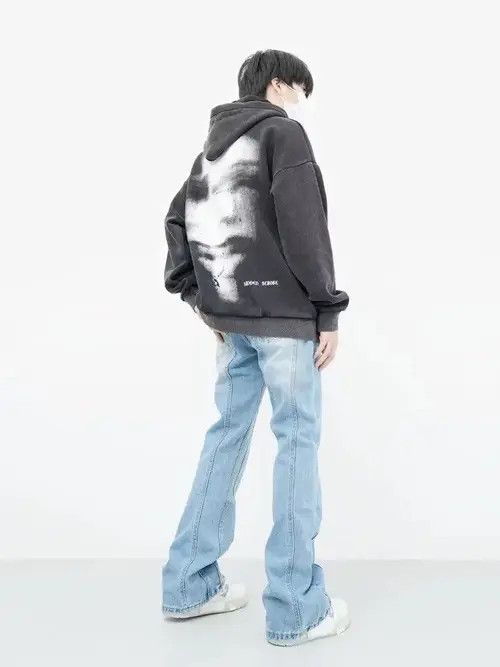 Japanese Brand Hoodie Grunge Emo Zip Up Graphic Hoodies Size US M / EU 48-50 / 2 - 1 Thumbnail