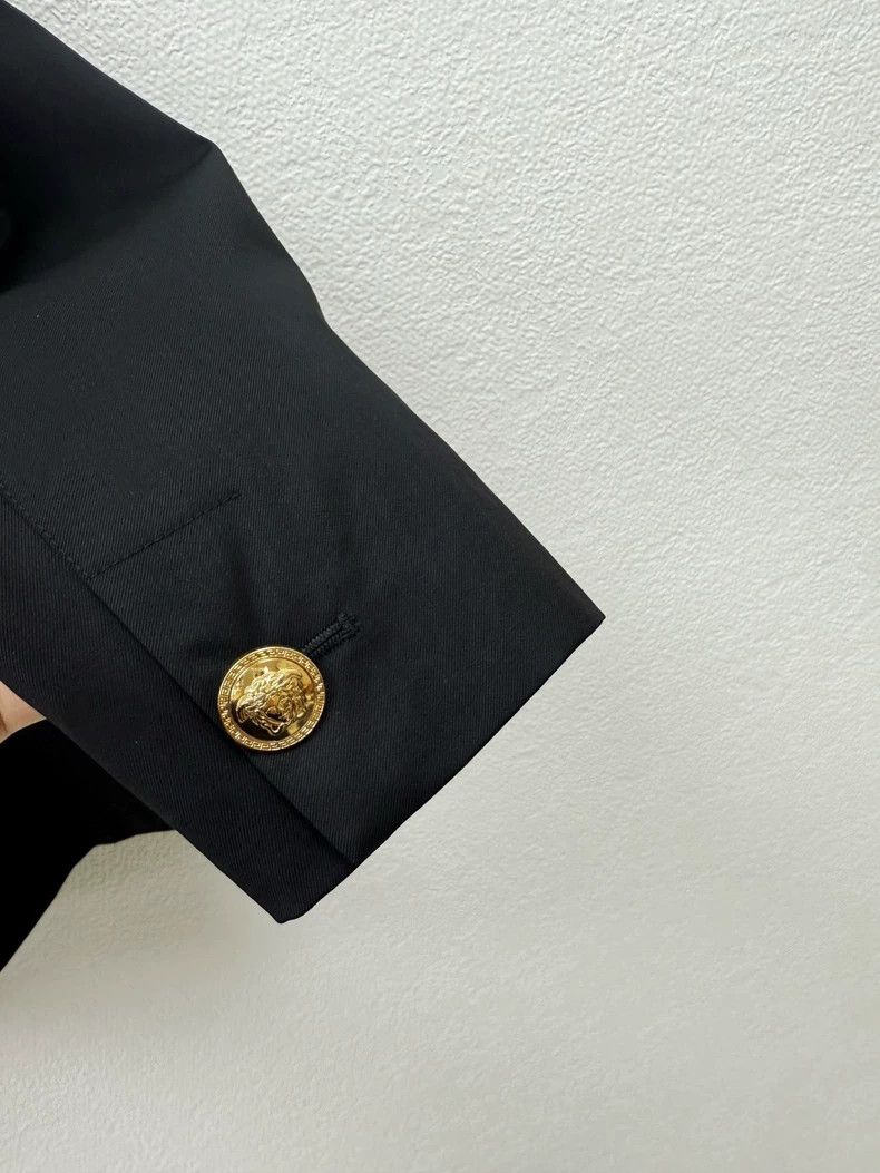 Versace Versace Main line wool patchwork casual blazer Size US L / EU 52-54 / 3 - 5 Thumbnail