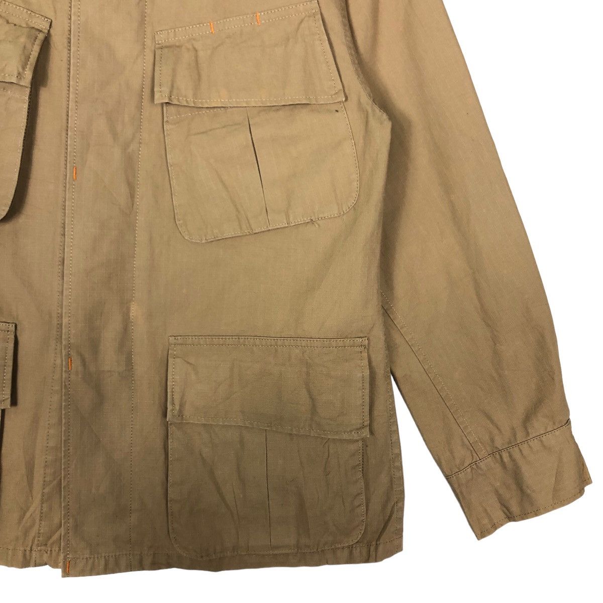 Issey Miyake 🔥90’s Cargo Pocket Jacket Work Powder Issey Miyake Japan Size US S / EU 44-46 / 1 - 4 Thumbnail
