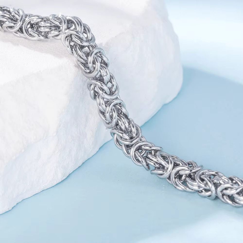 Jewelry Polished Miami Cuban Smooth Chain Bracelet Size ONE SIZE - 2 Thumbnail