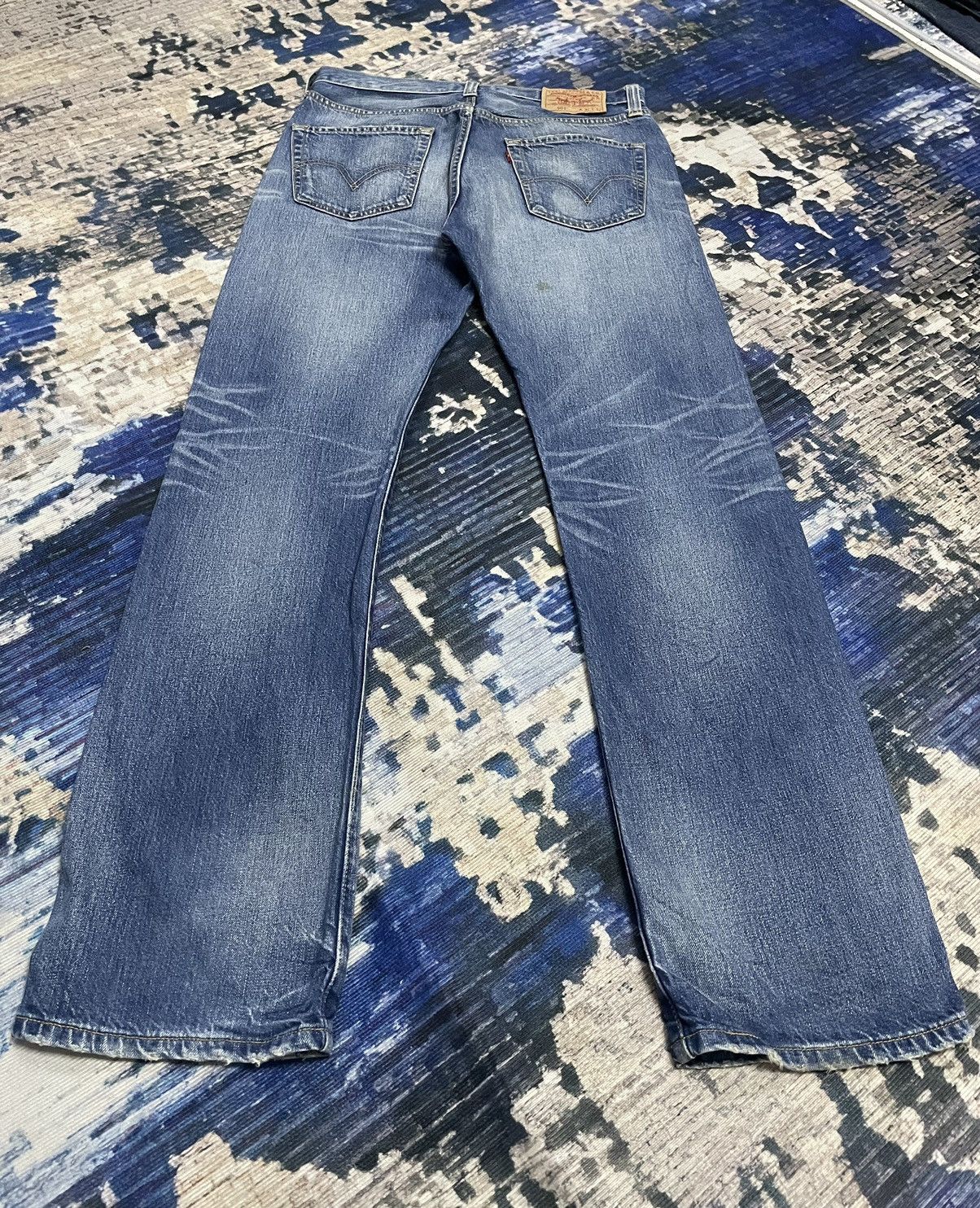 Levi's Levis 501 Distressed Faded Straight Jeans Button Fly Size US 32 / EU 48 - 16 Thumbnail