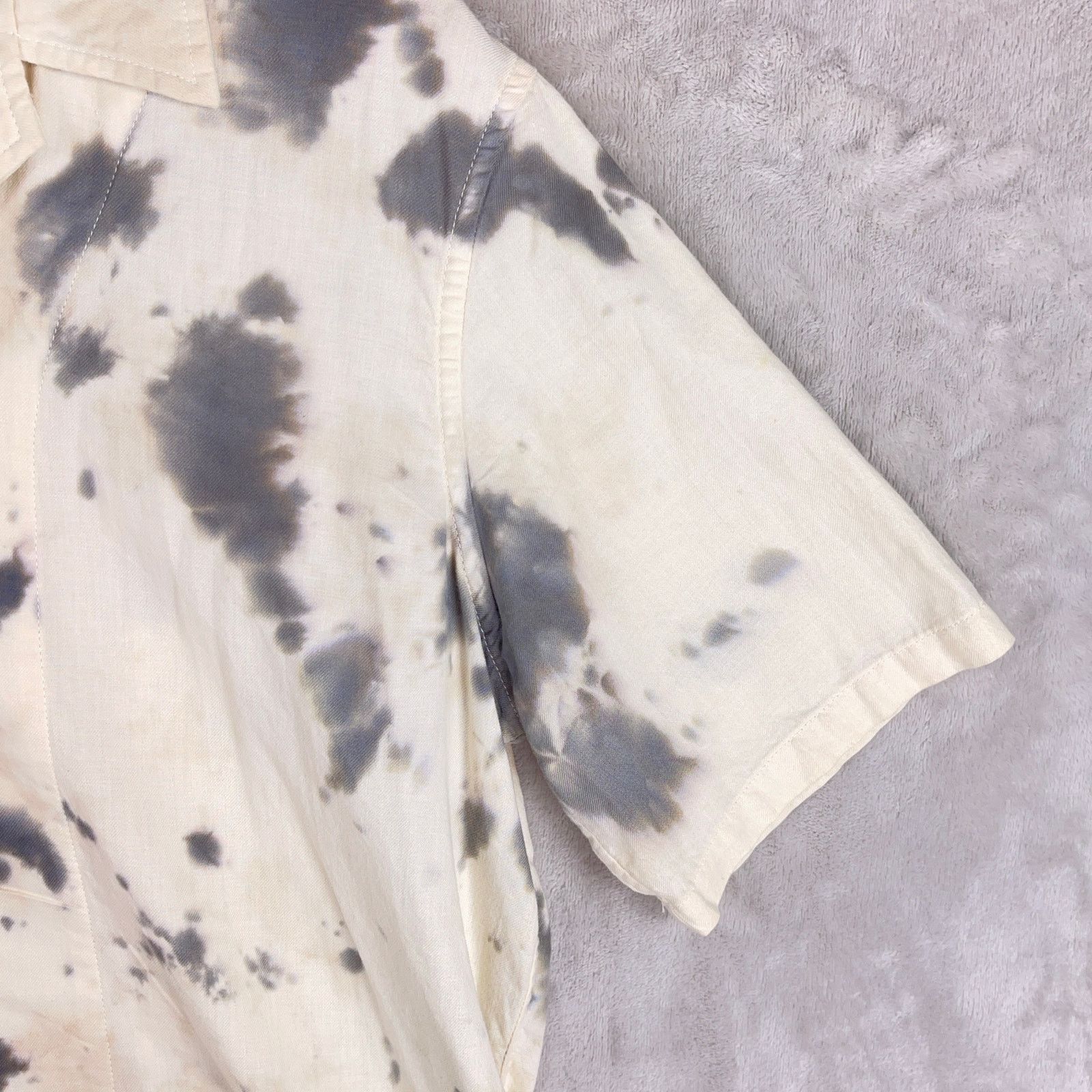 Beautiful Ful Beautiful Fül BTFL Short Sleeve Hand Dyed Bone Shirt Rare Size US M / EU 48-50 / 2 - 5 Thumbnail