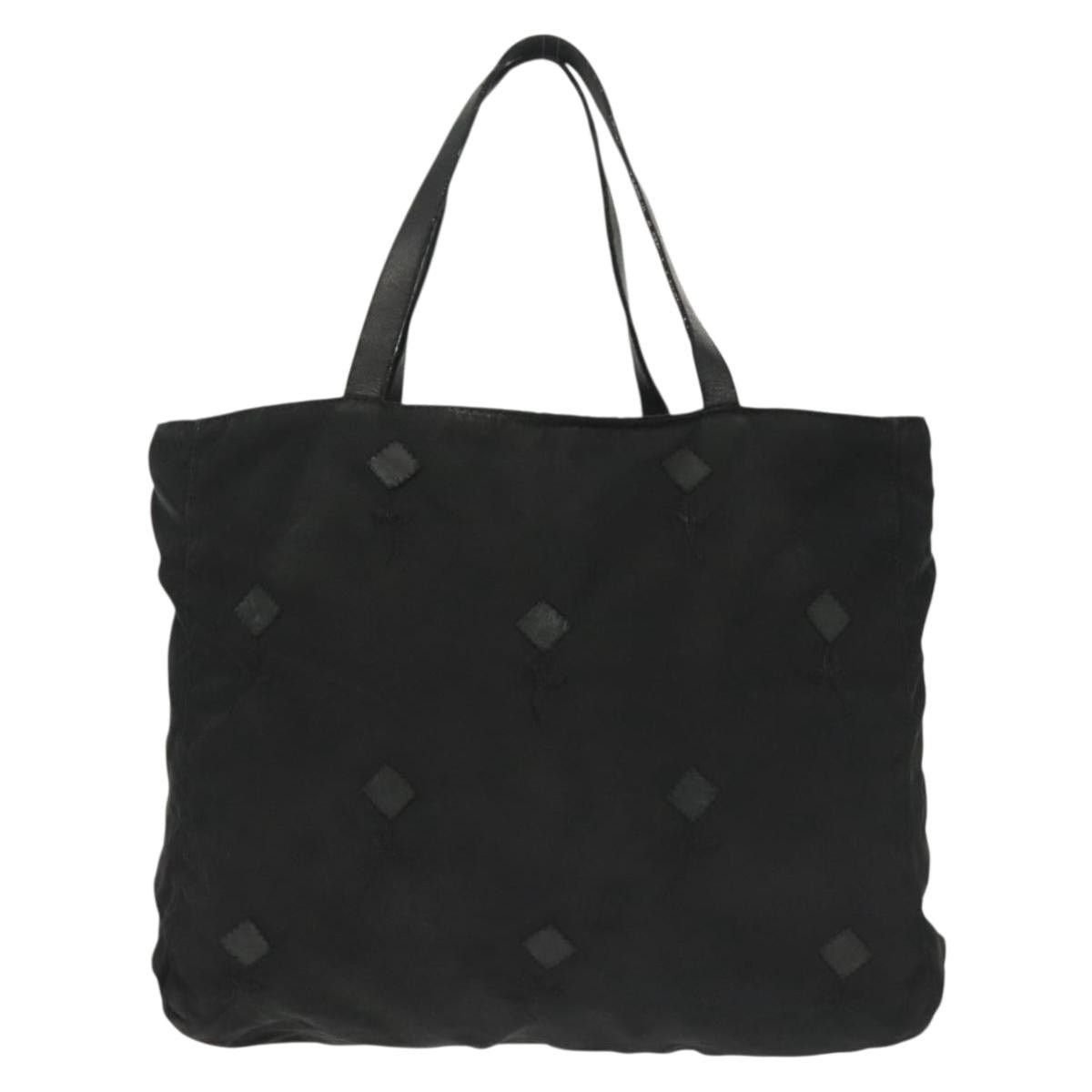 Prada PRADA Hand Bag Nylon Black Silver Size ONE SIZE - 2 Thumbnail