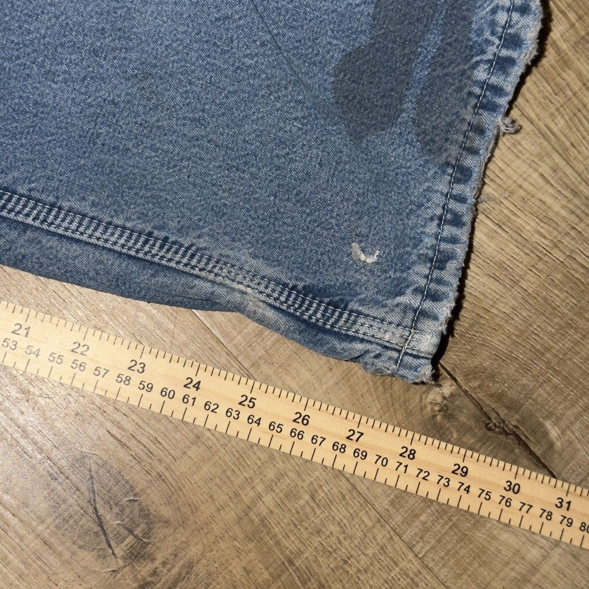 Carhartt Vintage 90s Carhartt Flannel Lined Mid Wash Carpenter Jeans Size US 30 / EU 46 - 5 Thumbnail