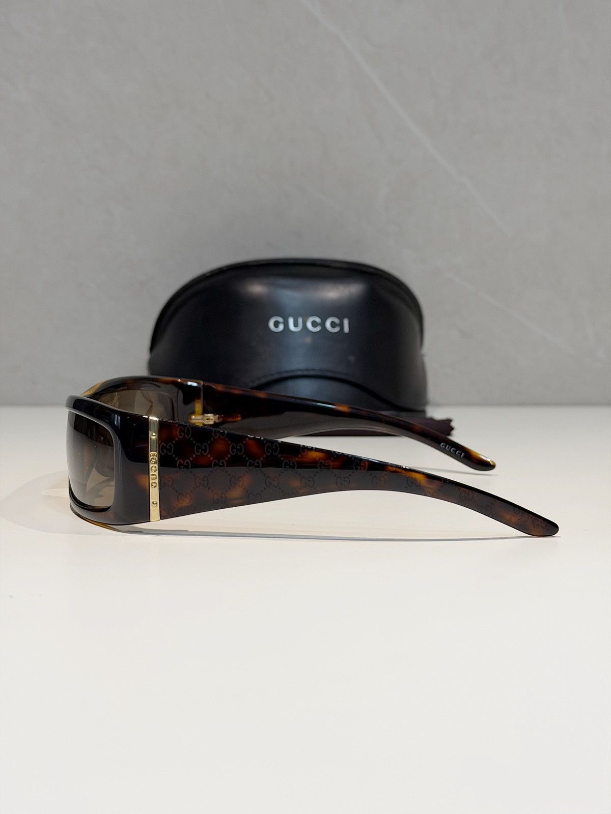 Gucci GUCCI Tom Ford FW 2004 Logo Slim Sunglasses GG1564/S Demna Size ONE SIZE - 2 Thumbnail
