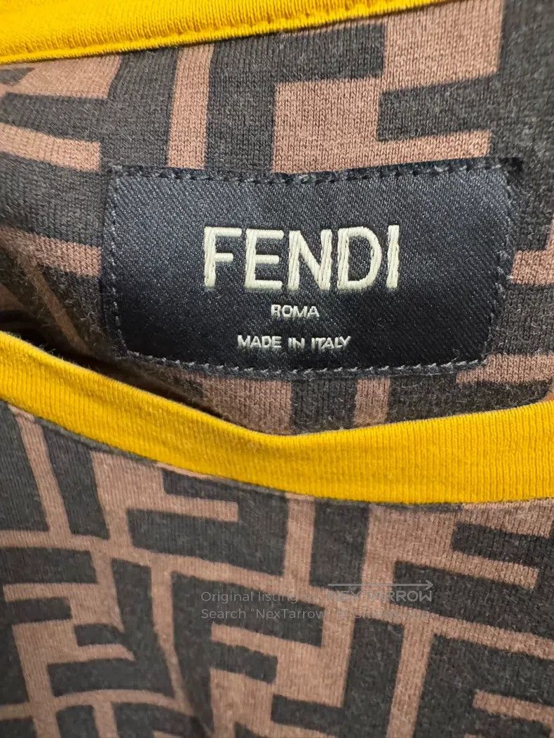 Fendi Fendi Monogrammed floral logo short-sleeve T-shirt Size XS / US 0-2 / IT 36-38 - 3 Thumbnail