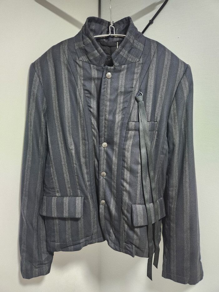 Ann Demeulemeester ANN demeulemeester reversible padded stripped jacket Size US M / EU 48-50 / 2 - 8 Thumbnail