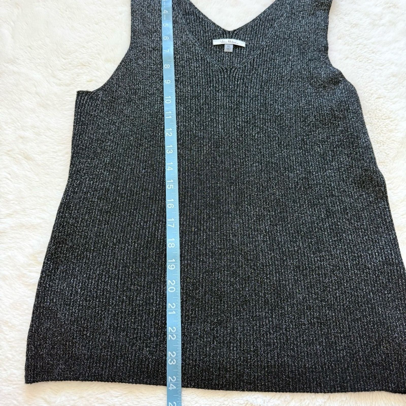 Other Villa Milano 2 pieces metallic cardigan and tank top XL Size XL / US 12-14 / IT 48-50 - 7 Thumbnail