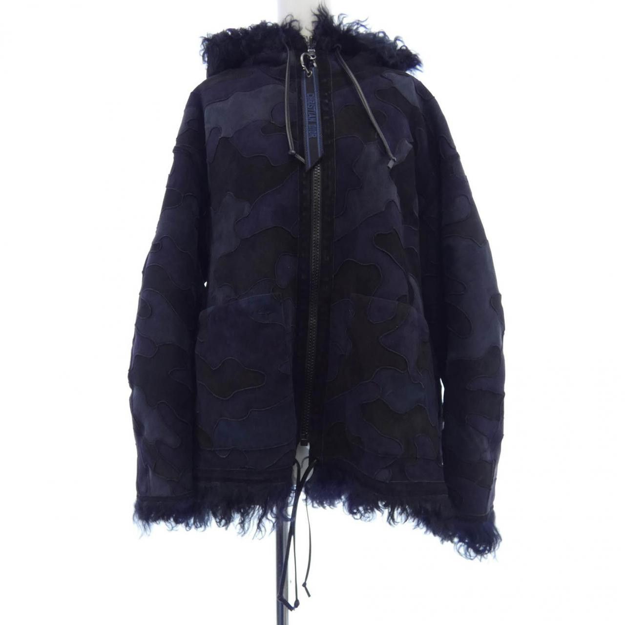 Dior Dior Christian Dior 018M36AL816 Lamb Shearling Jacket Leather Outerwear 018M36AL816 DUTY FREE for USA Size ONE SIZE - 1 Thumbnail