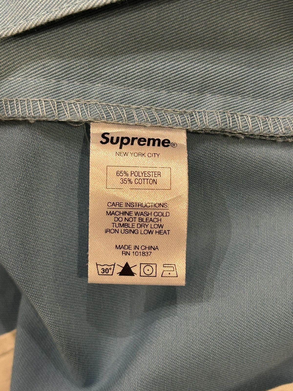 Supreme Supreme Cotton Shorts - Blue Size US 34 / EU 50 - 6 Thumbnail