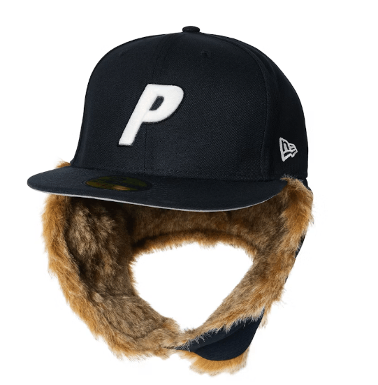 New Era × Palace Palace New Era Mask Dogear 59Fifty Navy 7 7/8 Fur Size ONE SIZE - 2 Thumbnail