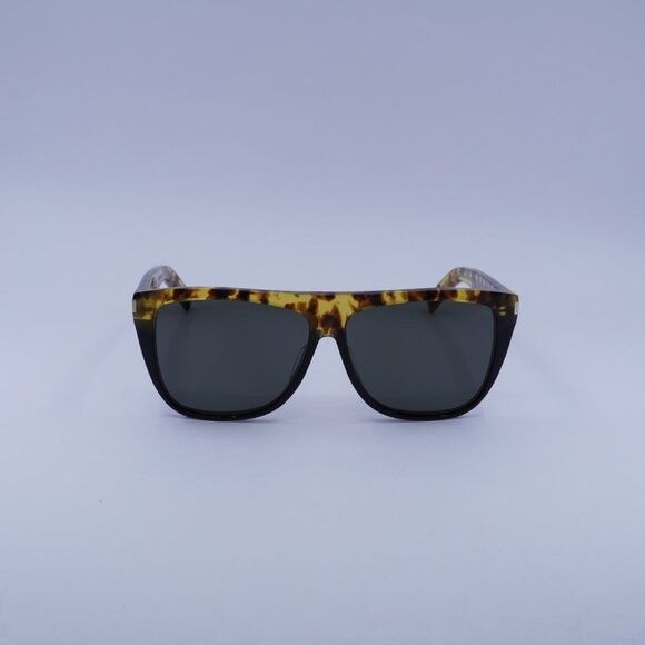 Saint Laurent Paris Saint Laurent SL1 010 Sunglasses Havana/Black Square Frame Size ONE SIZE - 3 Thumbnail