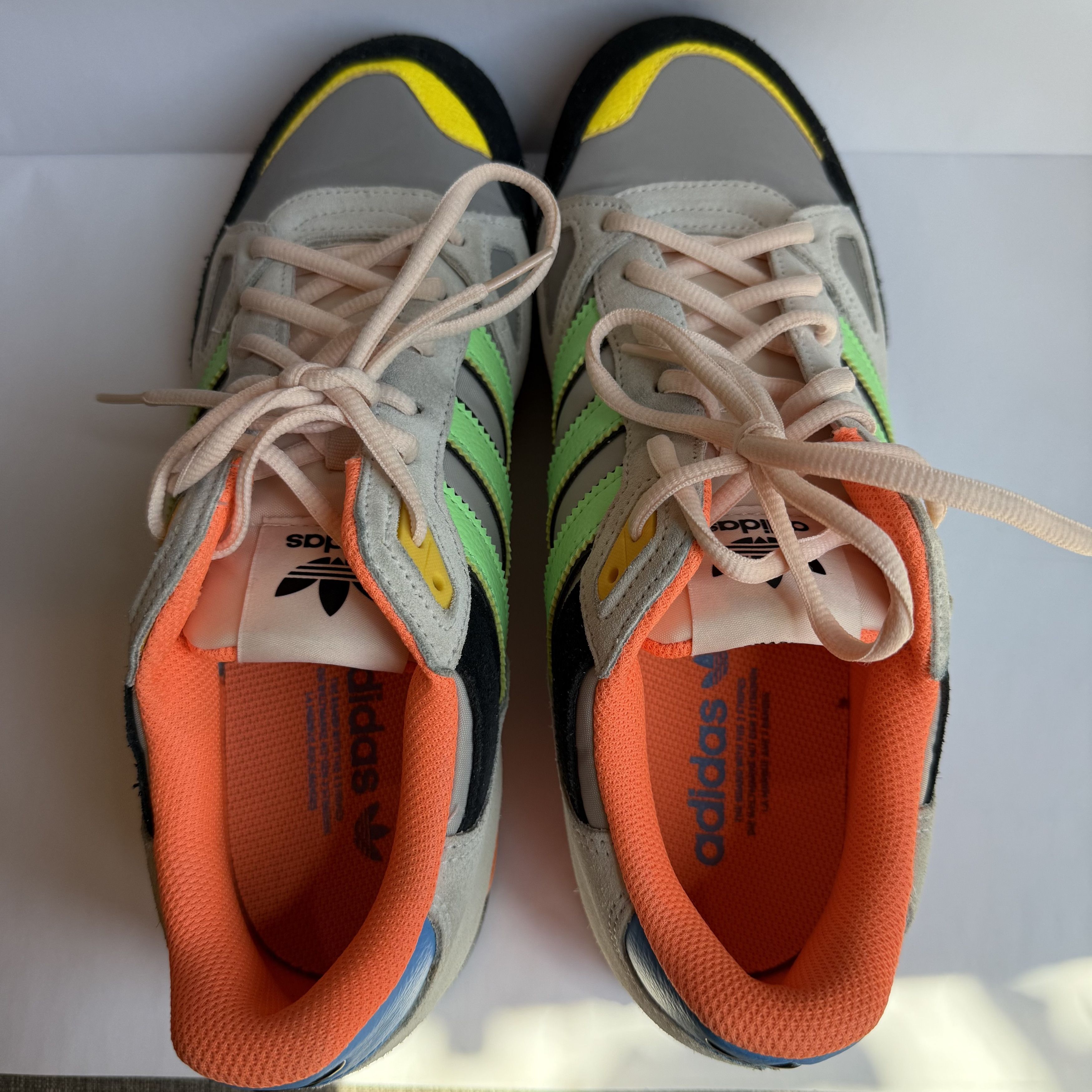 Adidas Adidas Originals ZX 750 'White Beam Green Orange' Size US 10 / EU 43 - 10 Thumbnail