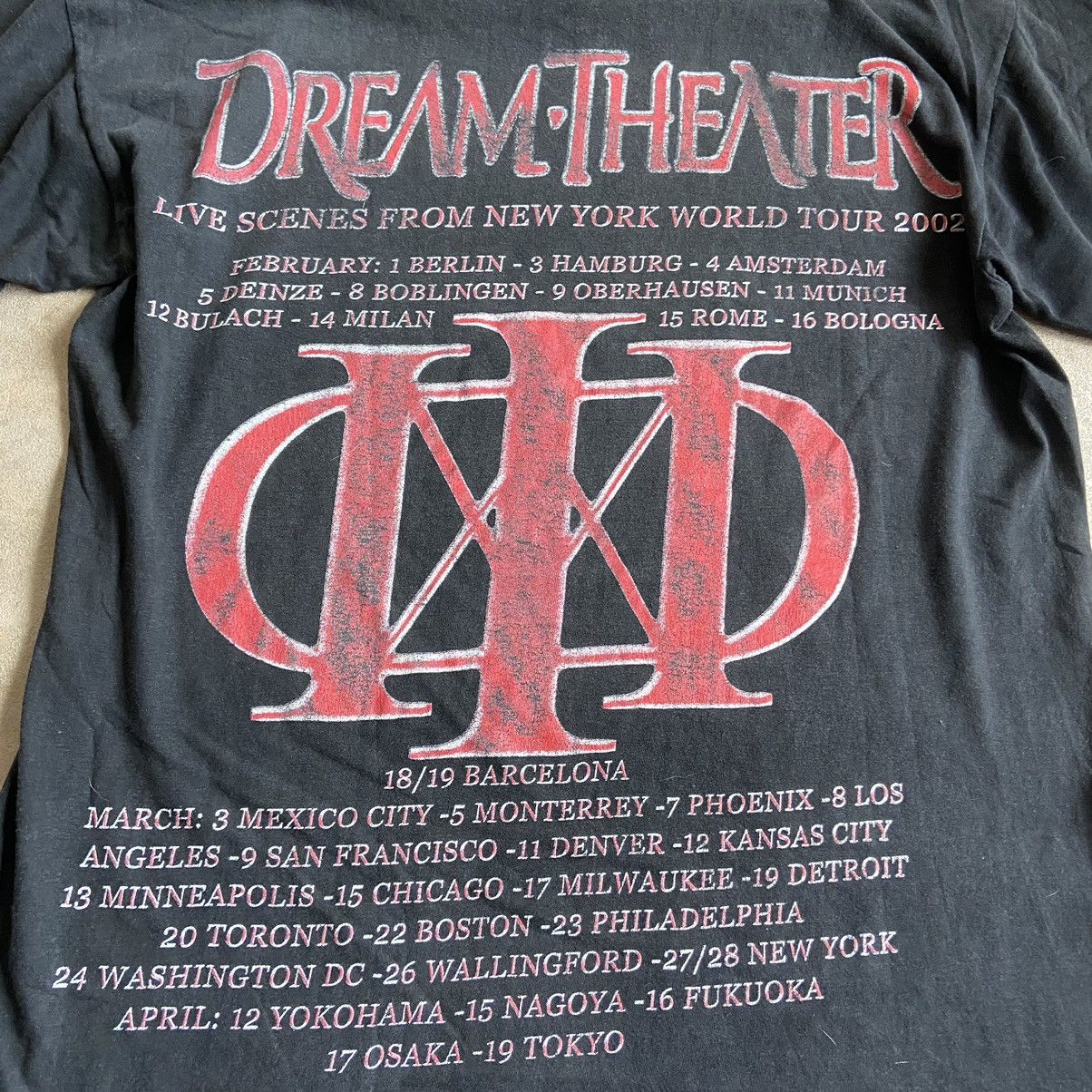 Band Tees × Vintage 2002 Dream Theater Vintage Full print t shirt Size US L / EU 52-54 / 3 - 4 Thumbnail