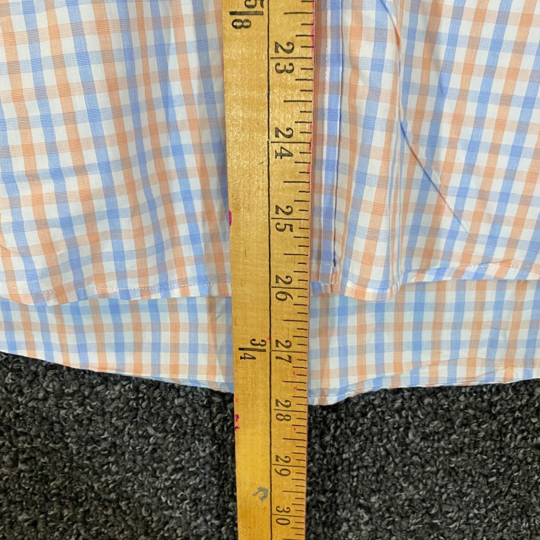 Vintage Twillory Shirt Mens 16 34/35 White Orange Blue Plaid Button Up Outdoors L/S Shirt Mens Regular Blue Plaid Outdoors L/S 16 34/35 Men Rust? Size US L / EU 52-54 / 3 - 3 Thumbnail