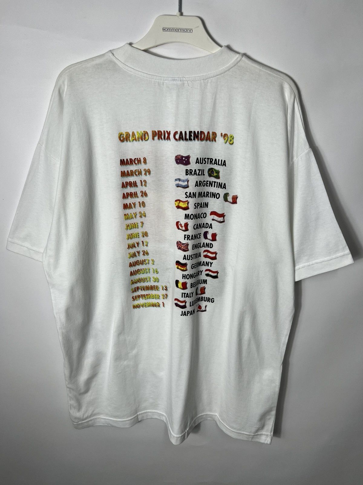 Ferrari Vintage Ferrari 1998 Grand Prix Formula 1 F1 Racing T-Shirt Size US XL / EU 56 / 4 - 4 Thumbnail