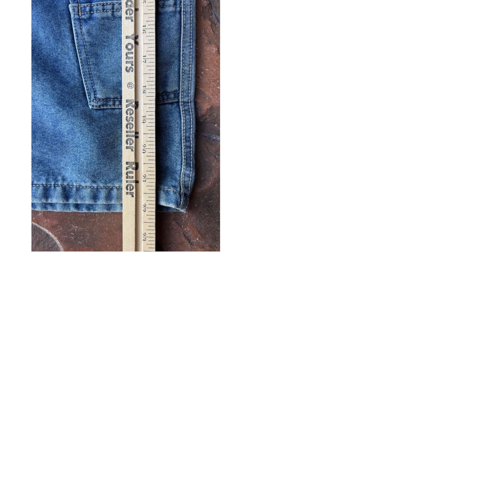 AG Jeans VINTAGE Jeans Baggy Jeans Shorts Jorts Carpenter Y2K 34 Mens Blue Womens? Size US 34 / EU 50 - 9 Thumbnail
