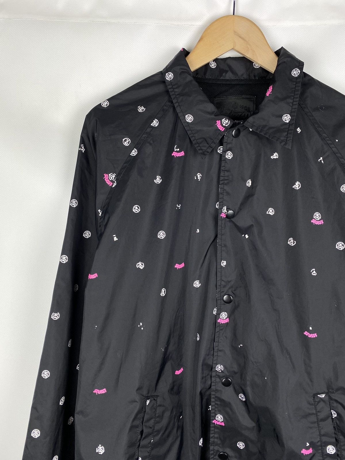Stussy Stussy vintage multilogo coach jacket Size US L / EU 52-54 / 3 - 4 Thumbnail
