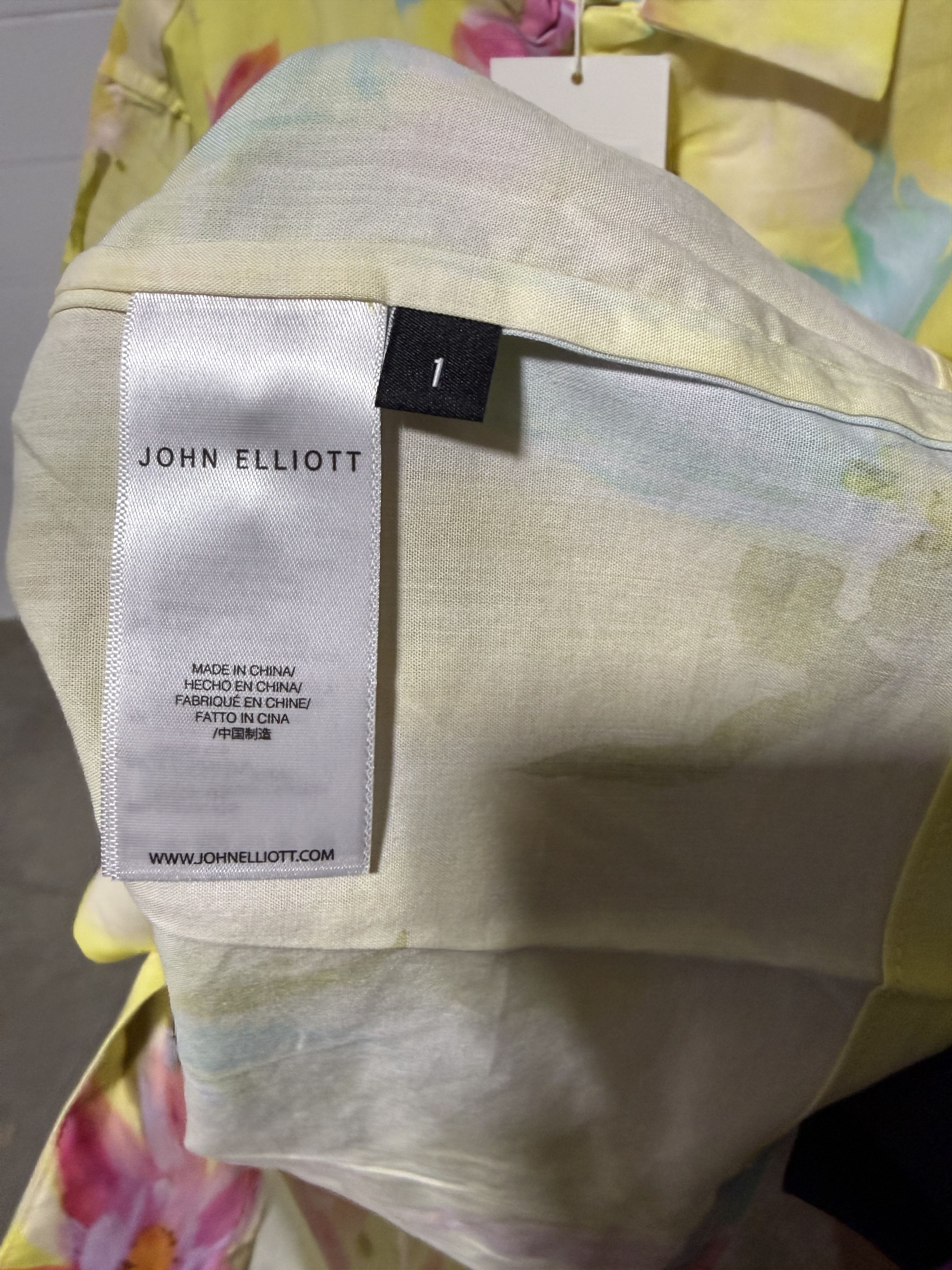 John Elliott John Elliott Camp Shirt 'Twisted Sun' Size US S / EU 44-46 / 1 - 3 Thumbnail