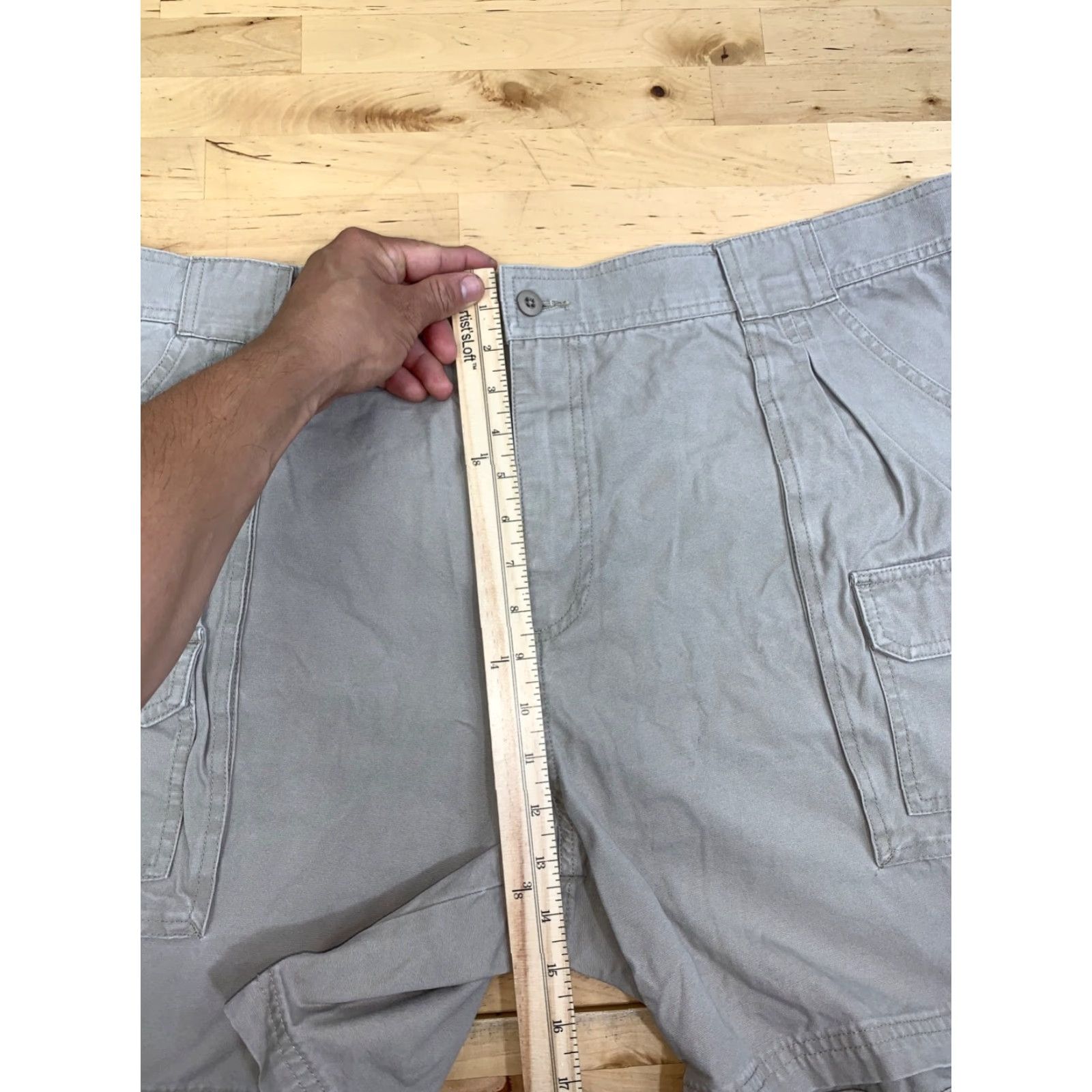 Vintage Cabela's Cargo Shorts Mens 44 Beige Outdoor Hiking Camping Fishing Cargo Pocket Pants Size US 44 / EU 60 - 6 Thumbnail