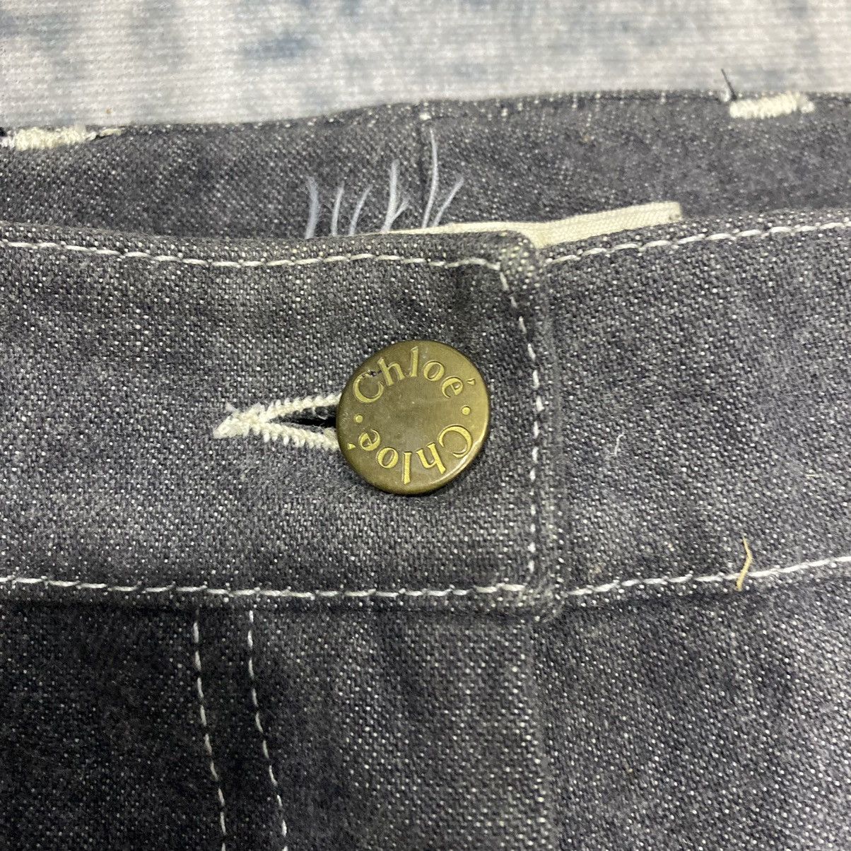 Chloe ‼️FINAL DROP‼️Chloe Flare Jeans 90s Punk Luxury Size 28" / US 6 / IT 42 - 5 Thumbnail