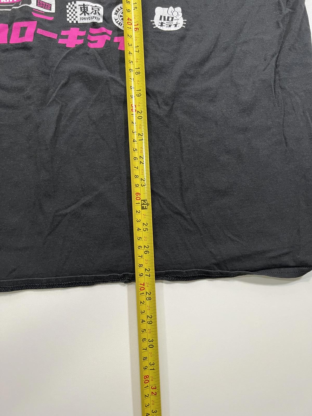 Other Hello Kitty Racing Graphic T-Shirt XL Black Cotton Size ONE SIZE - 4 Thumbnail