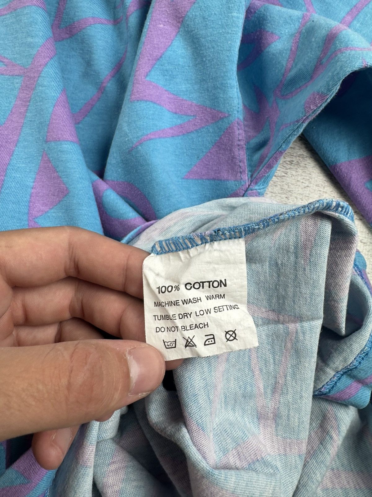 Quiksilver Quicksilver 80s Vintage USA Monogram Surf Blue Turtleneck Pullover Sweatshirt Size US L / EU 52-54 / 3 - 14 Thumbnail