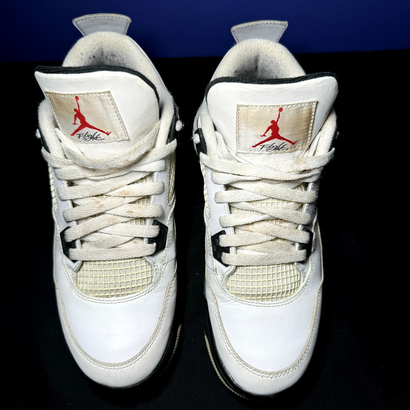 Jordan Brand × Nike Size 7 - Nike Air Jordan 4 Retro OG BG White Cement 2016 Size US 7 / EU 40 - 4 Thumbnail