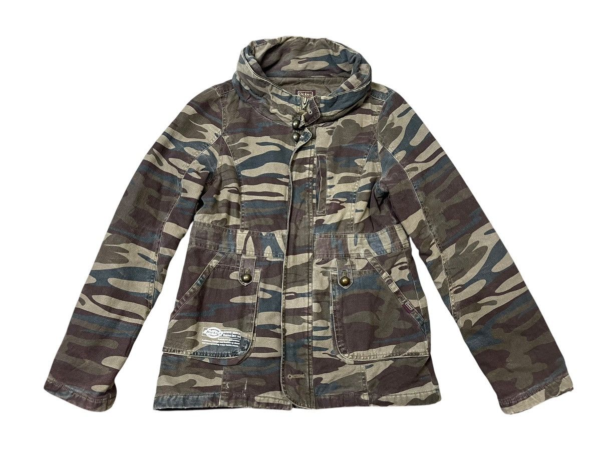 Dickies Vintage Dickies Camouflage Jacket Hoodie Size US M / EU 48-50 / 2 - 1 Thumbnail